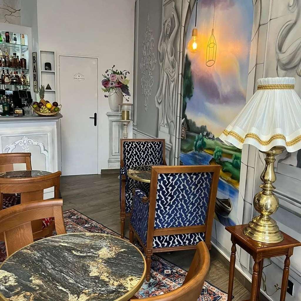 דראו Hotel Le Beffroi מסעדה תמונה