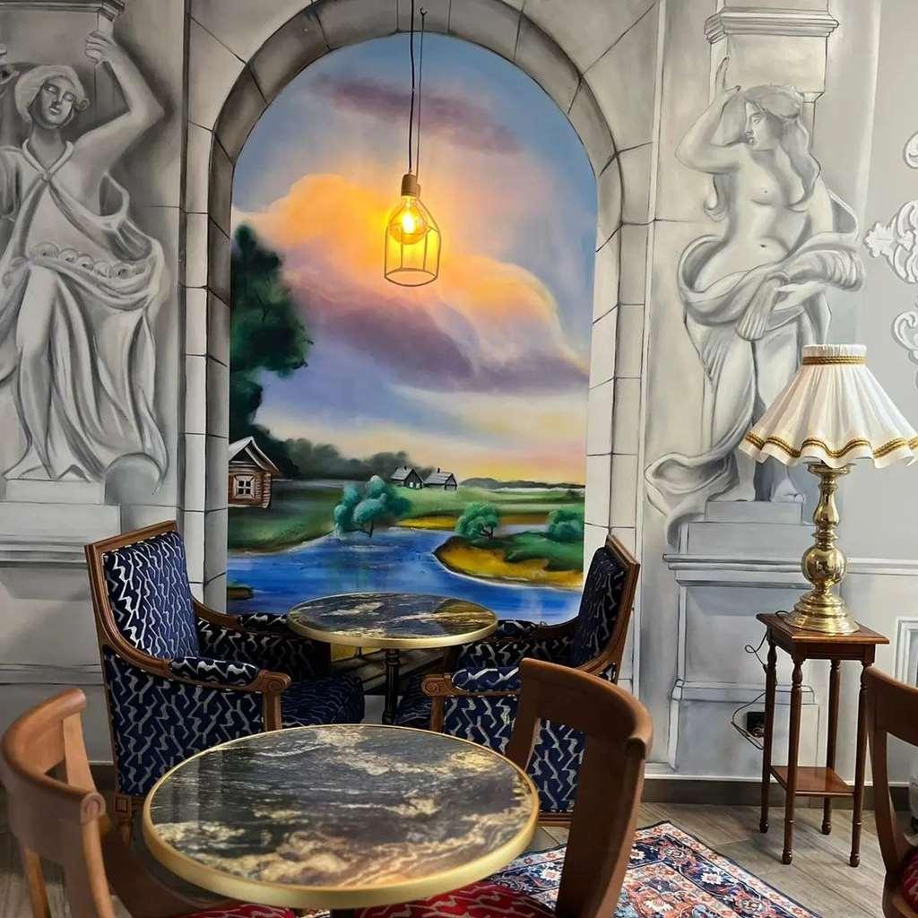 דראו Hotel Le Beffroi מסעדה תמונה